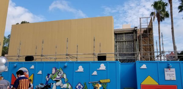 Construction Continues at the Toy Story Land Entrance at Disney's Hollywood Studios