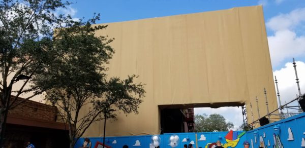 Construction Continues at the Toy Story Land Entrance at Disney's Hollywood Studios