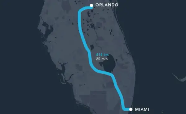 A Miami/Orlando Route Makes Hyperloop One's List of Finalists
