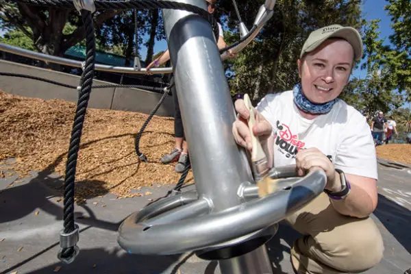 Disney-Sponsored KaBOOM! Playground in Anaheim Built at Willow Park
