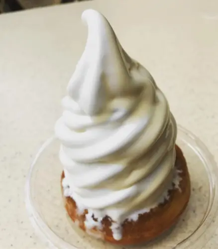 Try the new Pineapple Upside-Down Cake topped with Dole Whip Swirl