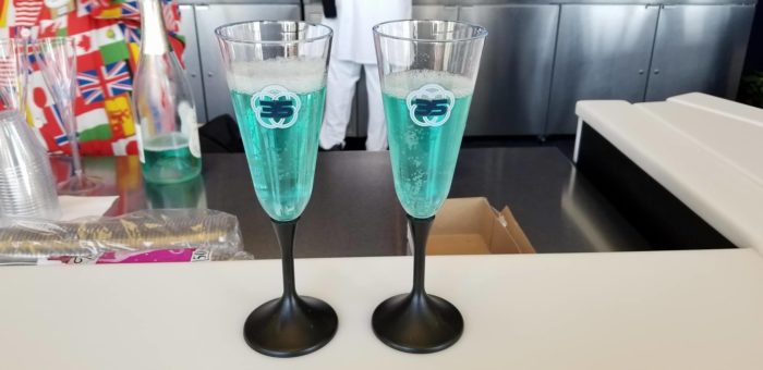 EPCOT Celebrating 35th Anniversary With Blue Champagne