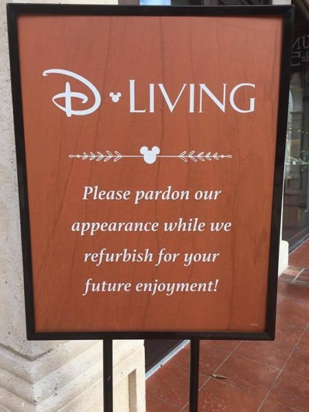 D-Living Has Temporarily Closed in Disney Springs