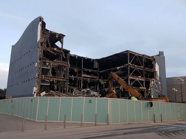 Photos Show DisneyQuest Demolition Under Way At Disney Springs To Make Room For New NBA Experience