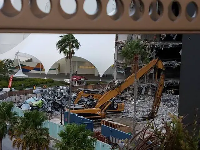 Photos Show DisneyQuest Demolition Under Way At Disney Springs To Make Room For New NBA Experience