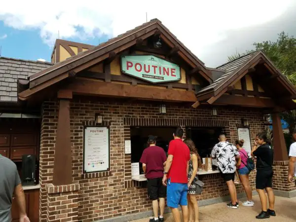 The Daily Poutine in Disney Springs is Featuring an Oktoberfest Poutine