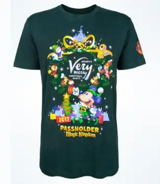 Limited Edition Very Merry Passholder Tees on shopDisney