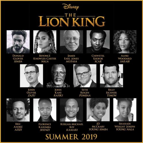 "The Lion King" Cast Has Been Announced And It's Roar-some