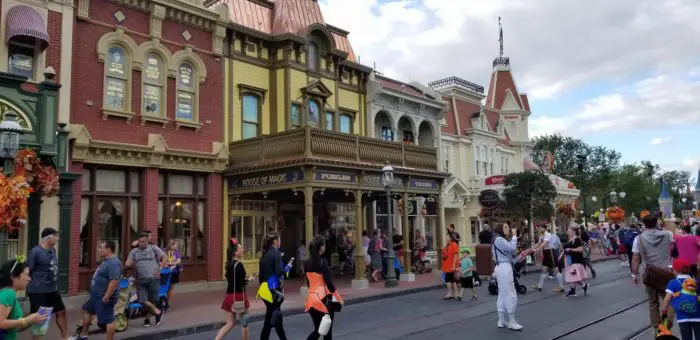 House Of Magic Facade Appears On Main Street At Magic Kingdom