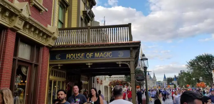 House Of Magic Facade Appears On Main Street At Magic Kingdom