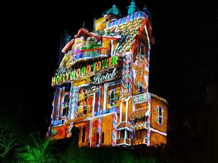 Tower of Terror Gets Festive for the 'Sunset Seasons Greetings' Annual Passholder Preview Event