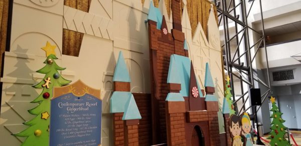 Cinderella Castle Gingerbread House Is Now On Display At The Contemporary Resort