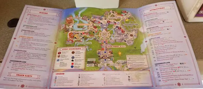 First Look At Mickey's Very Merry Christmas Party 2017 Guide Map