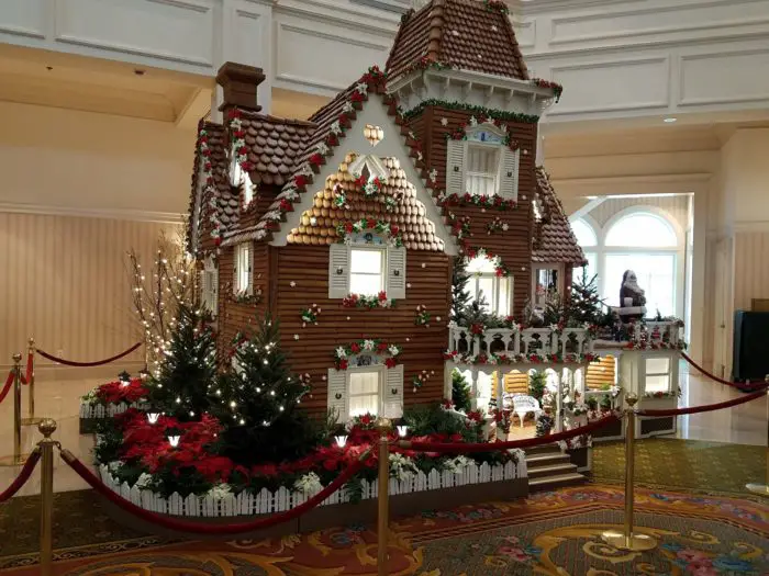 Fantastical Gingerbread Display at the Grand Floridian Resort and Spa