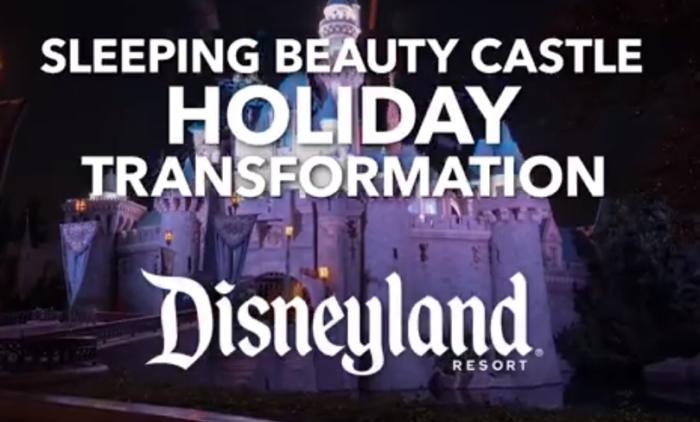 Sleeping Beauty Castle Transforms For The Holidays