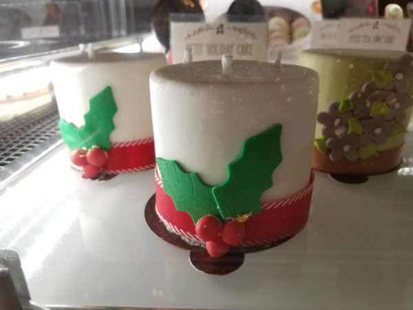 Adorable Holiday Candle Themed Petit Cakes at Amorette's Patisserie
