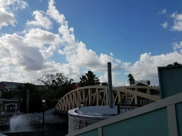 Construction Update On The Edison At Disney Springs