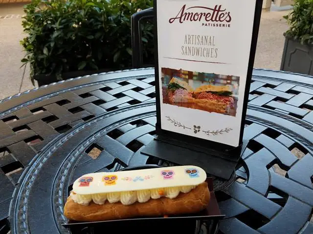 Amorette's Patisserie at Disney Springs Celebrates COCO with this Colorful Coconut Eclair