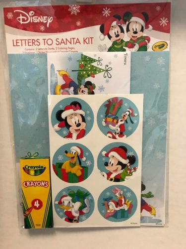 Disney Letters to Santa Kits Available at the Post Office and Online