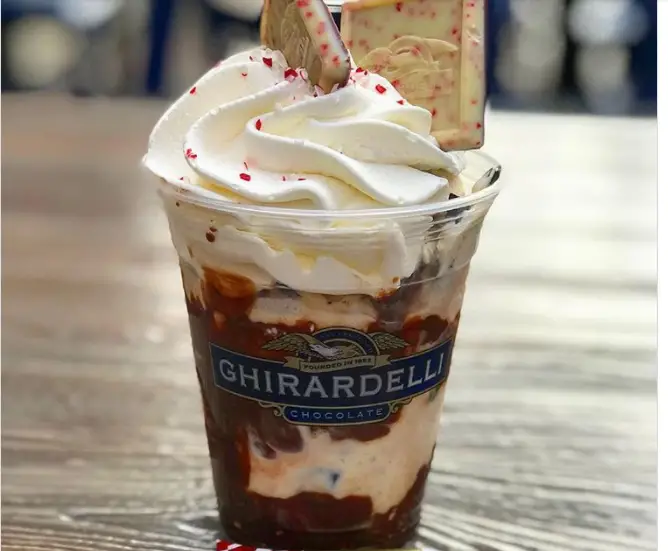 Get Into the Christmas Spirit With These Two Festive Treats at Ghirardelli in California Adventure Park