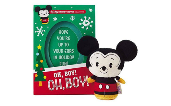 Hallmark itty bittys Mickey Mouse Christmas card