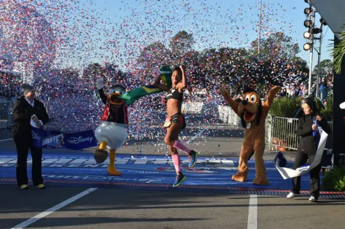 Female Runner Wins Half Marathon