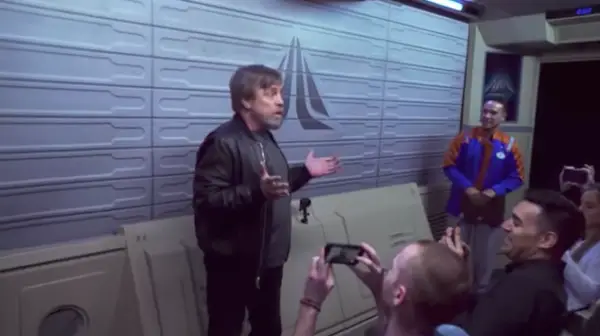 Official Footage Of Mark Hamill's Star Tours Surprise Released By Disney