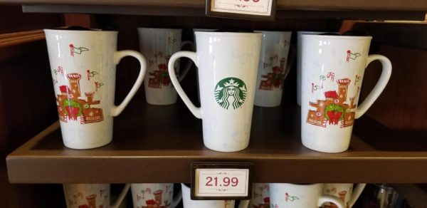 Holiday Disney Starbucks Ceramic Mug