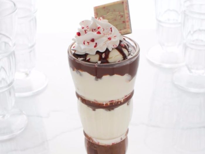 The Peppermint Bark Sundae Has Arrived at Ghirardelli at Disney Springs Along With a Special Offer For Purchases of $35 or More