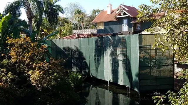 Moana / Club 33 Construction Update from the Magic Kingdom