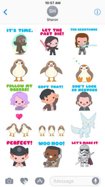 New Star Wars Themed Stickers for iOS Devices Now Available