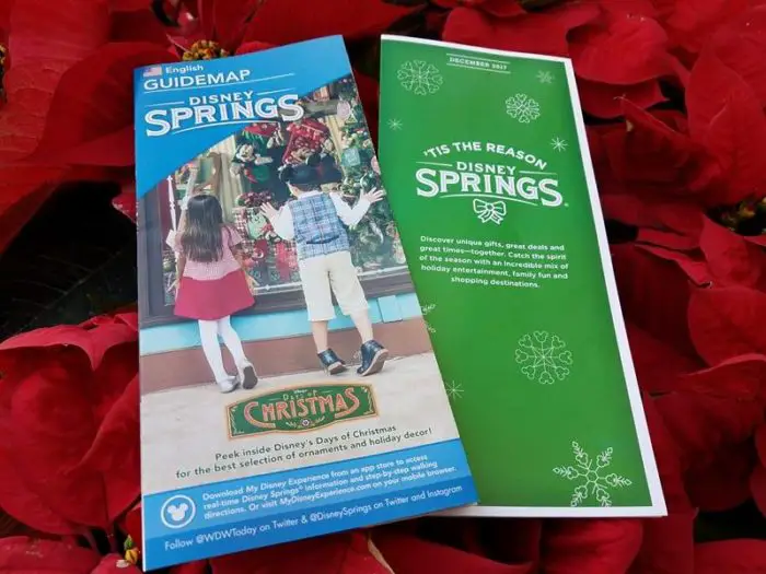 Check Out the December Guide Map for Disney Springs Where Christmas is in Full Swing