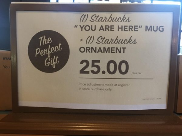 Starbucks Disney Mug and Matching Ornament Sale