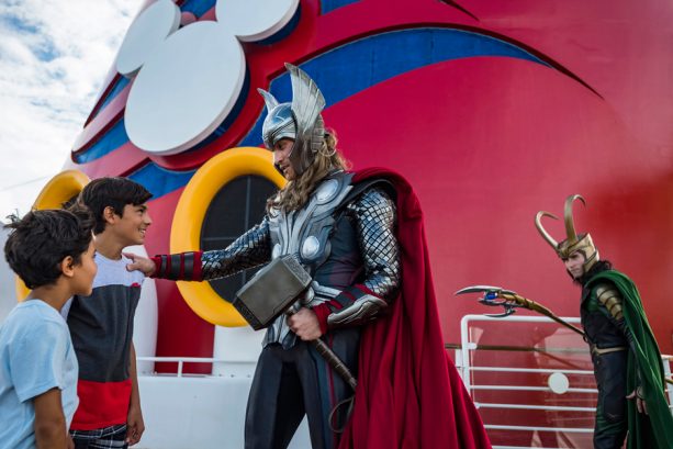 Marvel Super Heroes Debut as Part of a Disney Vacation Experience During Marvel Day at Sea