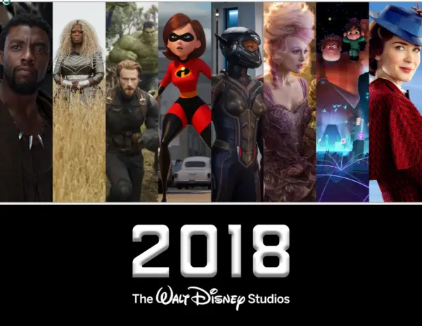 The 2018 Walt Disney Studios Slate is Now Available!