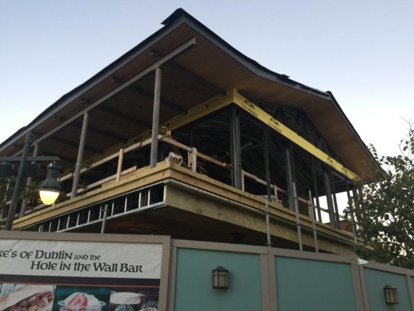 Photo Updates: Wine Bar George Construction at Disney Springs