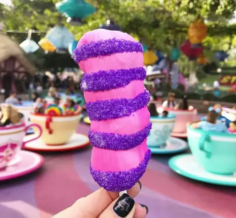 These Cheshire Cat Tails Now Available at Candy Palace are the Purrfect Disneyland Treat