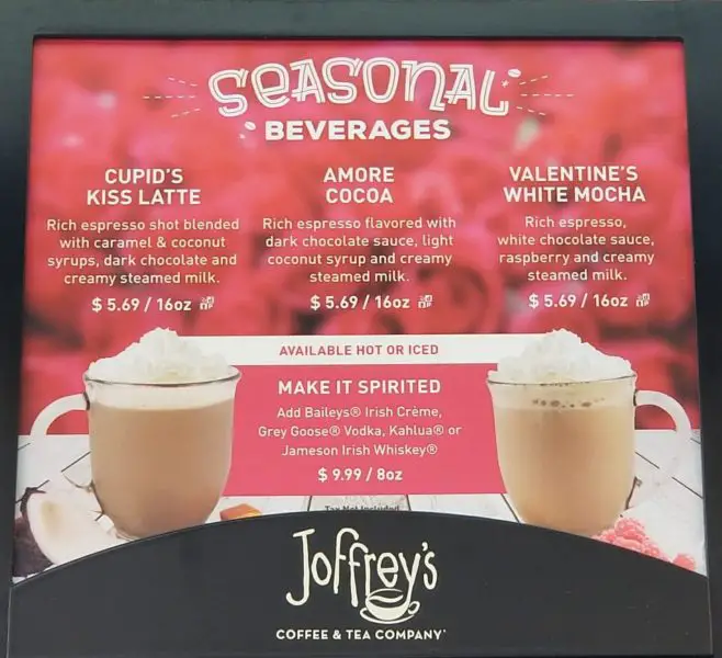 Joffrey's Seasonal Drinks
