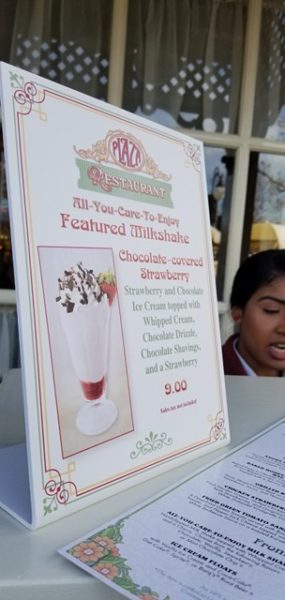 Chocolate-Covered Strawberry Is New Bottomless Milkshake Flavor at Magic Kingdom's Plaza Restaurant