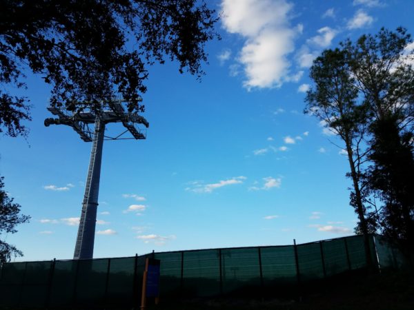 Disney Skyliner Construction Pictures from Pop Century Area