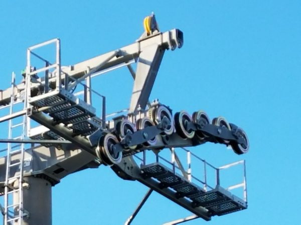 Disney Skyliner Construction Pictures from Pop Century Area
