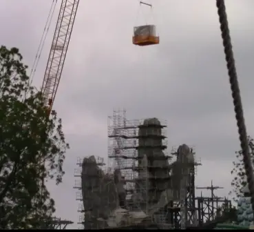 Video and Photos of Star Wars Land Construction in Disneyland!