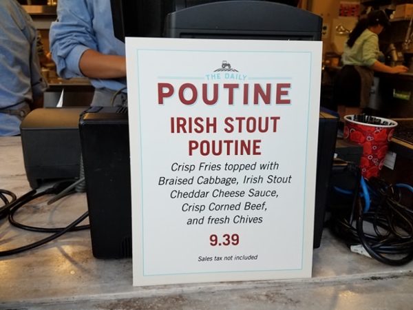 Irish Stout Poutine is Back For The Month of March
