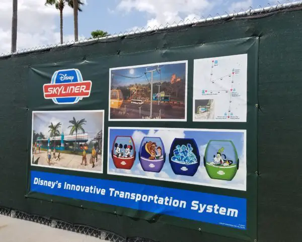 Update: Disney Skyliner Supports Arrive at Hollywood Studios