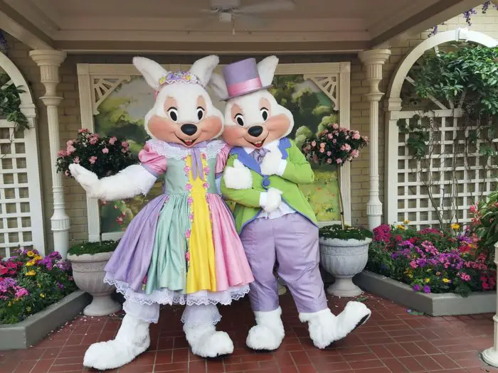 Mr. and Mrs. Easter Bunny Are Now In the Magic Kingdom!