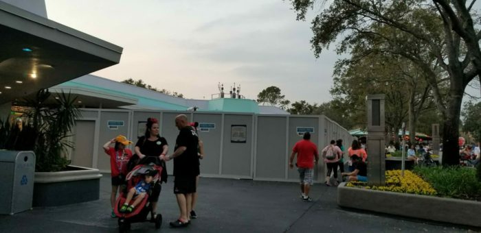 Latest Photos Show Outdoor Seating Area Being Expanded at Cosmic Ray's in Magic Kingdom