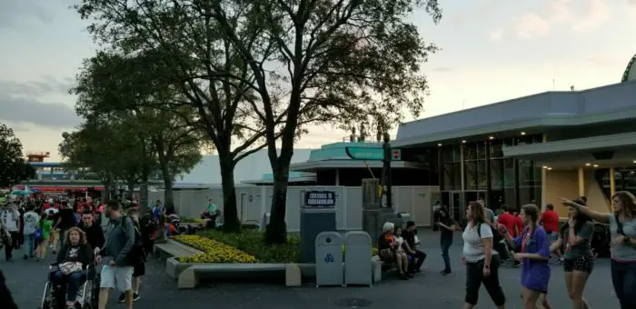 Latest Photos Show Outdoor Seating Area Being Expanded at Cosmic Ray's in Magic Kingdom