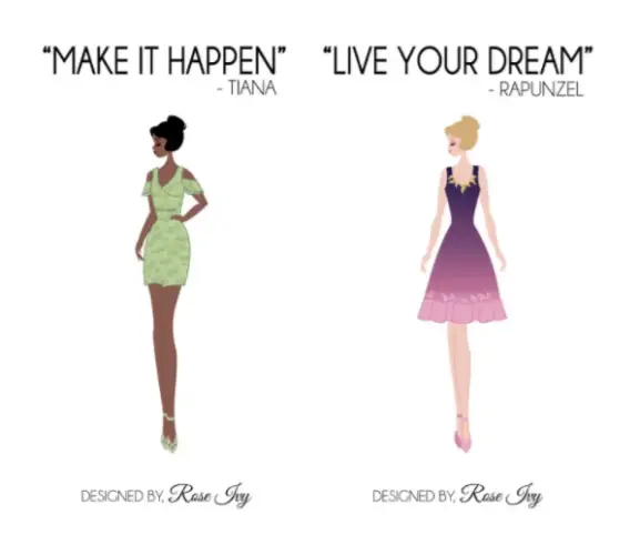 Her Universe Destination Disney Collection Sneak Peek and Sketches