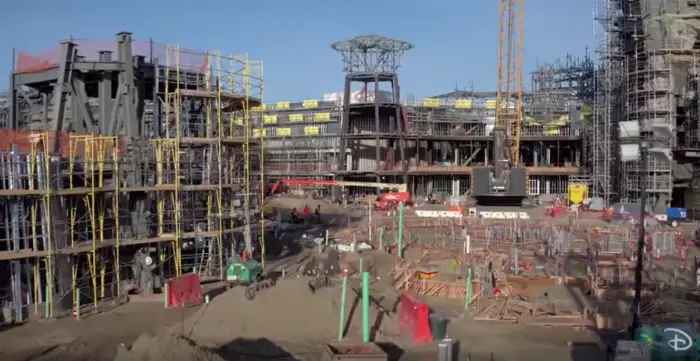 Check out This Video Flyover of How Construction is Progressing at Star Wars: Galaxy's Edge