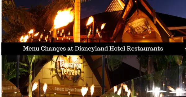 Menu Changes at Tangaroa Terrace and Trader Sam's at Disneyland Hotel